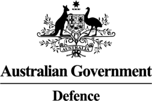 Australian Government Defence logo for Woomera defence infrastructure program