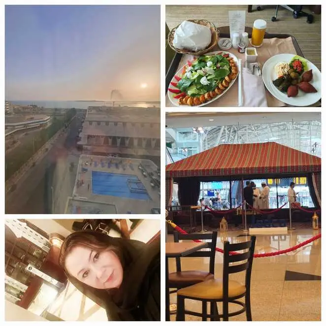 Travel memories from Saudi Arabia and the United Arab Emirates featuring Jeddah, local cuisine, airport cultural displays and personal experiences across the Middle East.