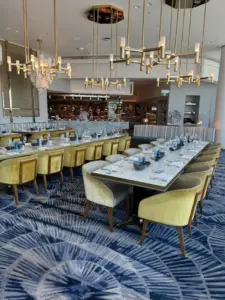 Epicurean restaurant interior at Crown Sydney Barangaroo.