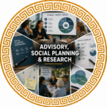 Advisory social planning and research services for infrastructure government and energy projects by Tarnia Riggs