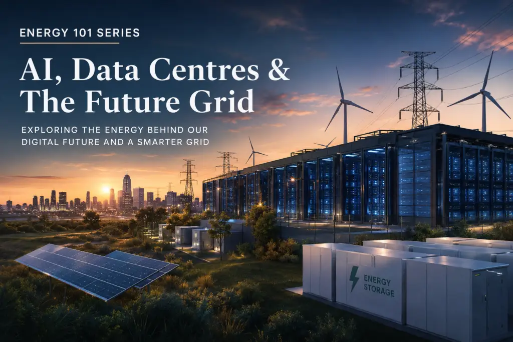 Energy 101 Series article exploring AI, data centres and the future of renewable energy infrastructure and grid planning
