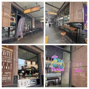 Macchiato Woodfire Pizza and Coffee Roasters on Pitt Street Sydney CBD.